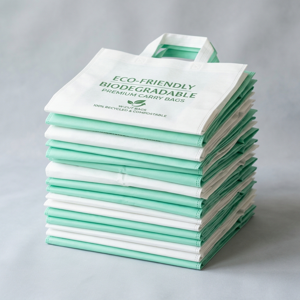 W-Cut Carry Bags Manufacturing